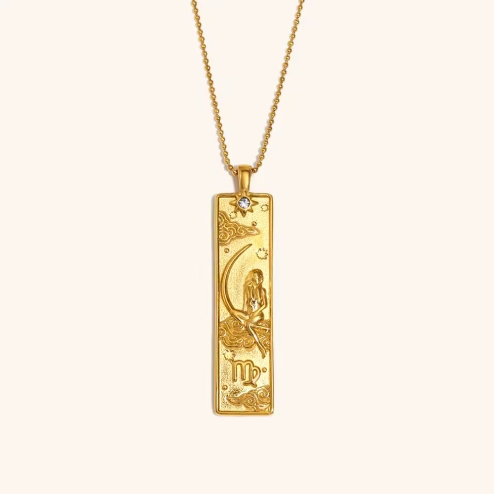 Zodiac Virgo 18k Gold plated